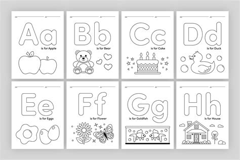 Free Printable Coloring Page Alphabet Coloring Pages Part 1 | Images ...