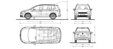 Volkswagen Touran sizes and dimensions guide | carwow