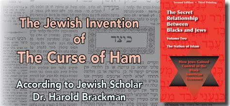 Curse of Ham: ‘No Denying’ it is a JEWISH INVENTION – Nation of Islam Research Group