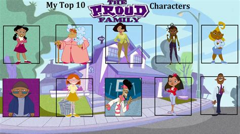 My Top 10 Favorite The Proud Family Characters by aaronhardy523 on DeviantArt