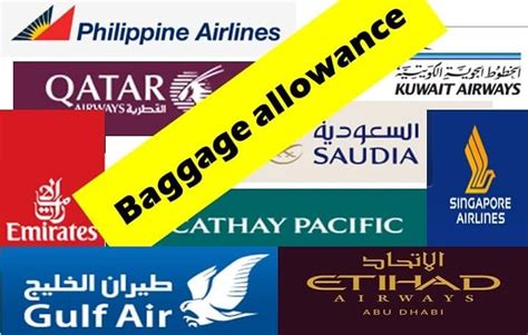 Baggage Allowance of 10 Major Airlines from KSA - Life in Saudi Arabia