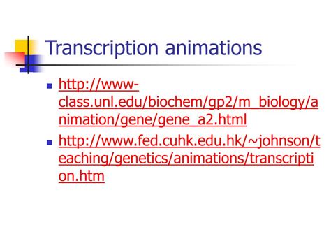 PPT - DNA Transcription and Translation PowerPoint Presentation, free ...