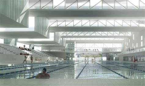 Olympic swimming pool | Swimming pool architecture, Olympic swimming, Architecture design