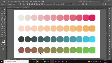 MAKE COLOR PALETTE IN ILLUSTRATOR, ADOBE ILLUSTRATOR COLOR PALETTE MAKING YOUR OWN, #illustrator ...