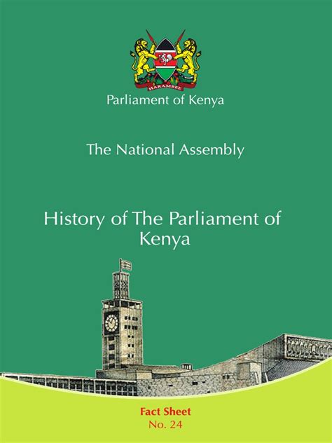 24 History of The Parliament of Kenya | PDF | Separation Of Powers ...