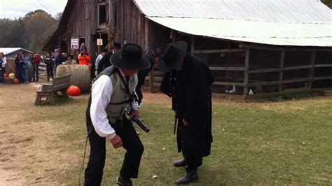 Shoot-out at the OK corral - Old Baker Farm reenactment - YouTube