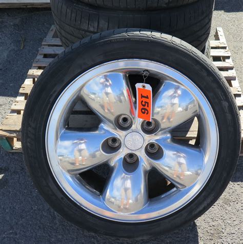 Qty 4 Bridgestone Tires 275/40R20 107Y on Chrome Rims