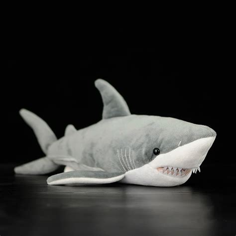 1PCS 40cm Cute Jaws Plush Shark Plush Toys Simulation Animal Plush Toys-in Stuffed & Plush ...