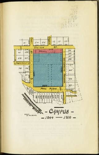 Ohio University campus map, 1844-1910 | Ohio university, Campus map ...