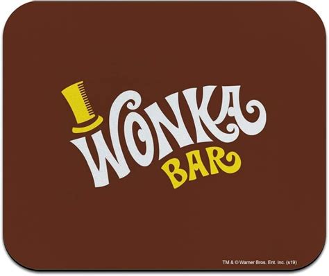 Willy Wonka And The Chocolate Factory Wonka Bar Logo Golfing Premium Metal Golf Ball Marker ...