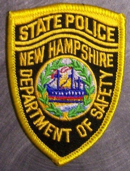 New Hampshire State Police | Police patches, Police badge, New ...