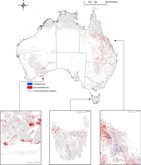 Loss of potential habitat for threatened species and migratory species ...