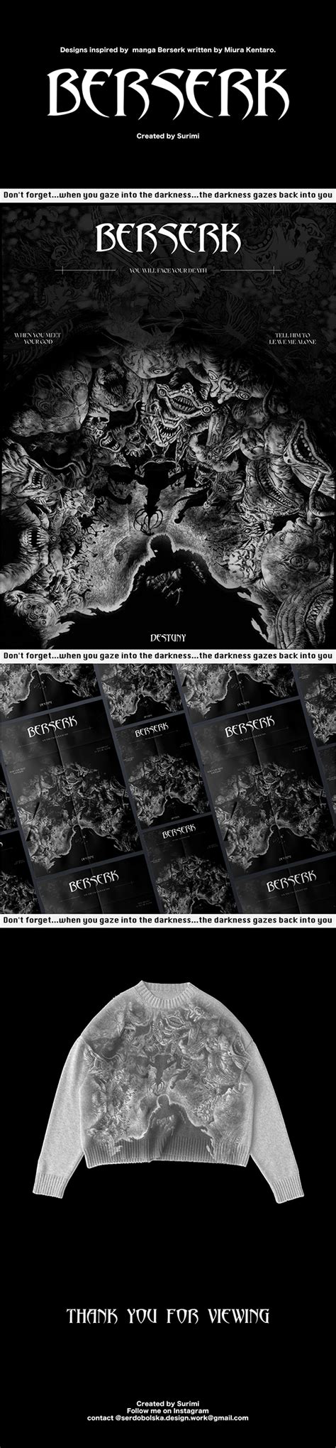 Berserk poster design :: Behance