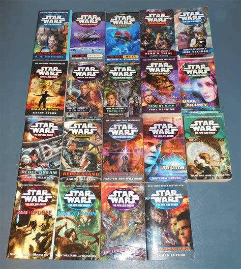 Star Wars NJO New Jedi Order books book novel novels lot series 19 1st ...