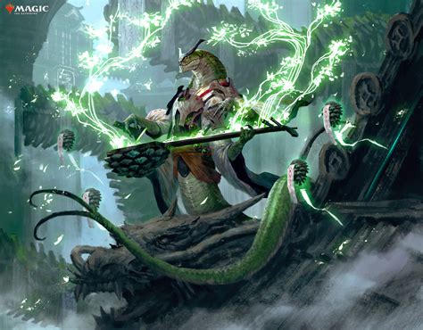 Weaver of Harmony MtG Art from Kamigawa: Neon Dynasty Set by Tuan Duong ...