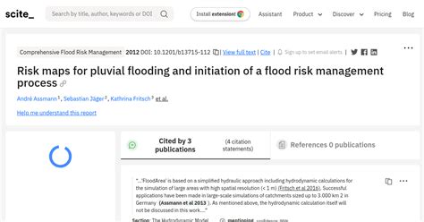 Risk maps for pluvial flooding and initiation of a flood risk ...