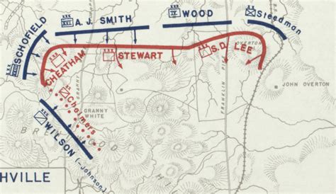 Nashville, Tennessee Defensive Perimeter Battle Map – Battle Archives