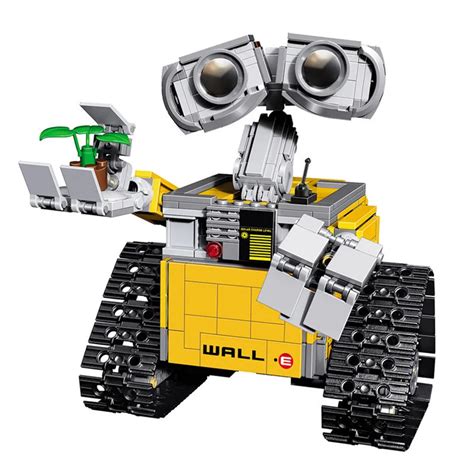 2018 New 687pcs Idea Robot WALL E Legoings Building Blocks Kit Toys For Children Education Gift ...