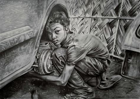 Child Labour Drawing by Sushmita Khosla - Pixels