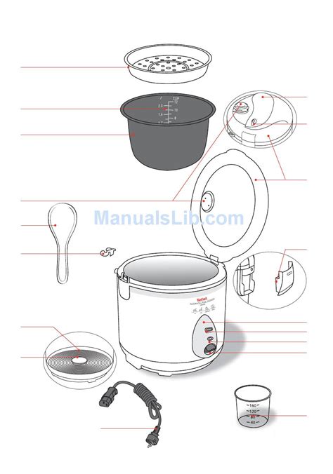 TEFAL RK4008 COMFORT RICE COOKER MANUAL Pdf Download | ManualsLib