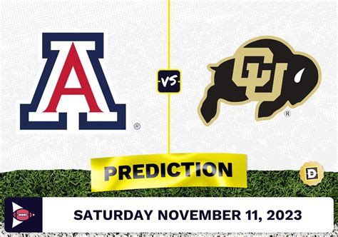 Arizona vs. Colorado CFB Prediction and Odds - November 11, 2023