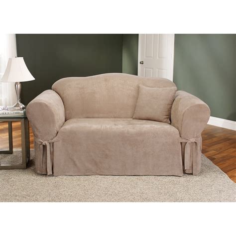 Sure Fit Soft Suede Sofa Slipcover - Walmart.com