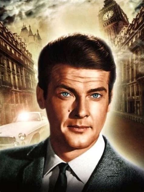 Roger Moore as Simon Templar, The Saint. | The saint tv series, Roger moore, Classic comic books