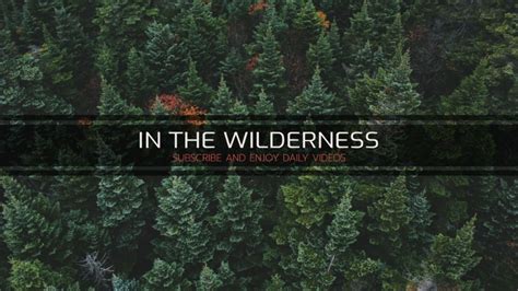 Wilderness and Adventure Youtube Banner - Mediamodifier