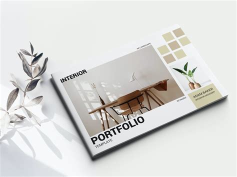 Interior Portfolio Template by PrintMe on Dribbble