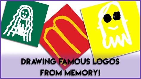 Drawing Logos From MEMORY! - YouTube