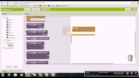 Ball Bounce Tutorial Using MIT App Inventor - YouTube