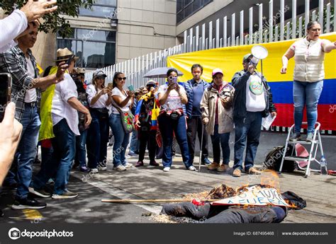 Bogota Colombia 14Th November 2023 Citizen Protest Front Ministry ...