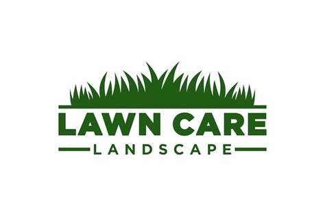 Premium Vector | Landscape logo for lawn or gardening business organization or website