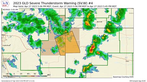 Severe Weather Alerts on Twitter: "GLD issues Severe Thunderstorm ...