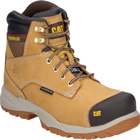 Caterpillar Spiro Waterproof Safety Boots Honey Size 7