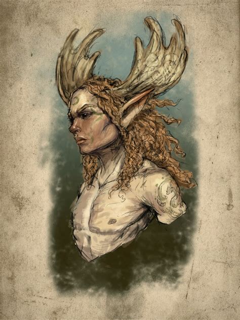 ArtStation - Faun sketch