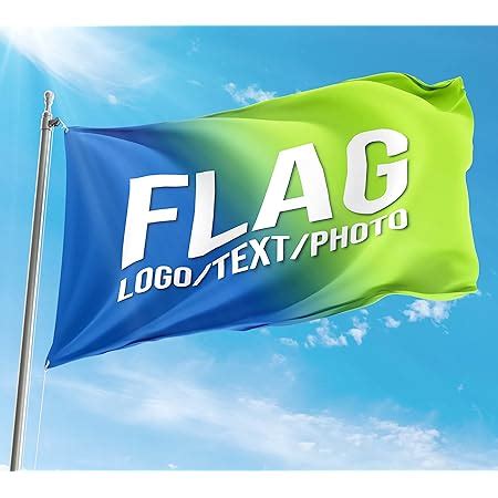 Amazon.com : Custom Flags 3x5 Feet Add Your Image Text Logo Outdoor ...