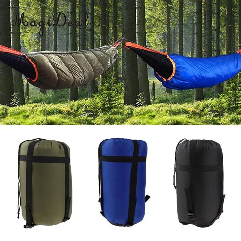 MagiDeal Lightweight Hammock Underquilt Camping Quilt Full Length Under Blanket for Outdoor ...