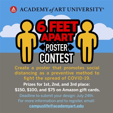 Contest: Academy of Art Holds Social Distancing Poster Design Contest