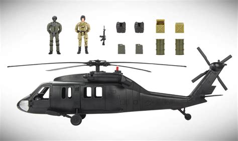 World Peacekeepers Black Hawk Helicopter 1:18 Scale Toy Soldiers