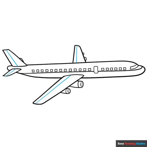 Simple Airplane Drawing