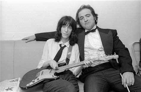 Patti Smith and John Belushi, Saturday Night Live, April, 1976. Photo ...