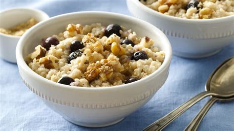 Gluten-Free Blueberry Breakfast Millet Recipe - Tablespoon.com