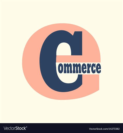 E commerce logo Royalty Free Vector Image - VectorStock