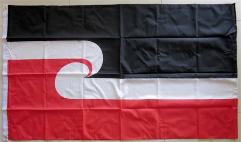 NEW ZEALAND MAORI FLAG 150 x 90cm - Affordable Flags