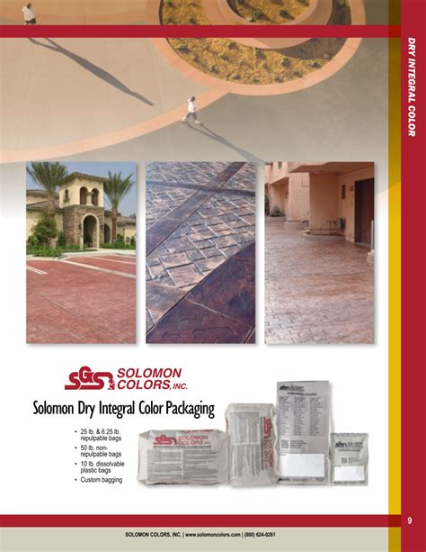 Solomon Colors, Catalogs, Product Guide | ARCAT