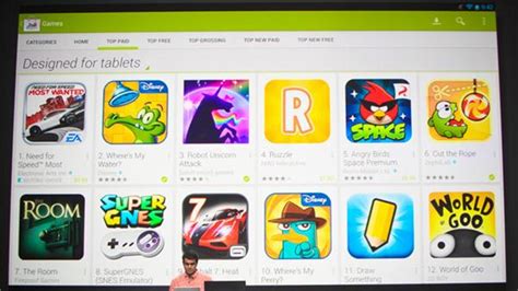 Google Play redesigned to focus on tablet apps - CNET