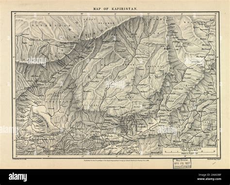 Map of Kafiristan Stock Photo - Alamy