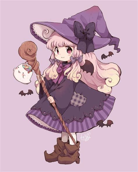 👻 #ハロウィン #Halloween | Cute anime chibi, Anime character design, Anime chibi