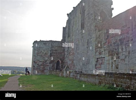 Ruins of Stafford Castle Stock Photo - Alamy